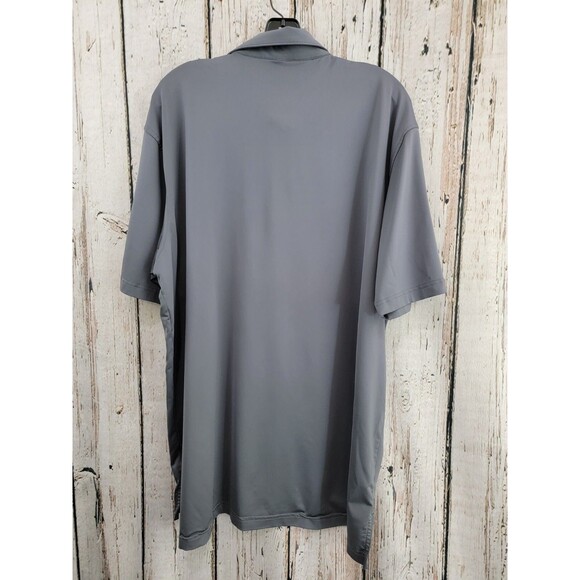 GC Men's XL Peter Millar Summer Comfort Short Sleeve Gray Polo Shirt Top EUC! - Picture 5 of 8